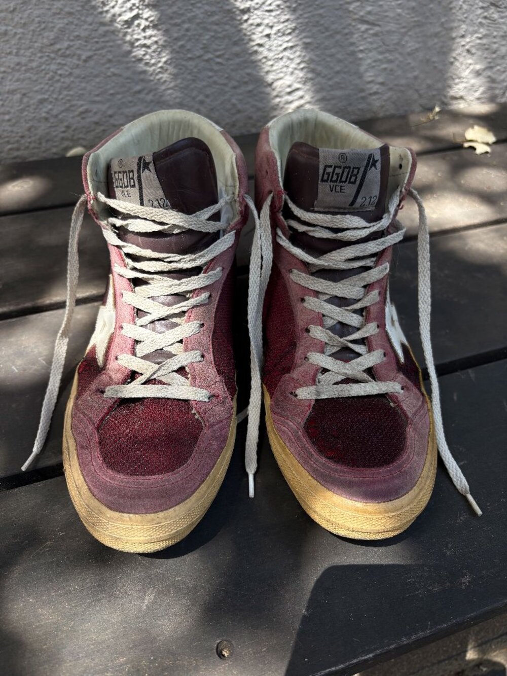 GOLDEN GOOSE HIGH TOPS 2.12 SIZE 8 / 38